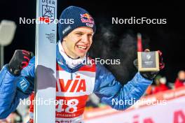 02.12.2023, Lillehammer, Norway (NOR): Andreas Wellinger (GER), (l-r) - FIS world cup ski jumping men, individual HS98, Lillehammer (NOR). www.nordicfocus.com. © Thibaut/NordicFocus. Every downloaded picture is fee-liable.
