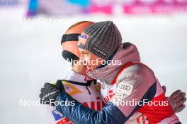 02.12.2023, Lillehammer, Norway (NOR): Stefan Kraft (AUT), Daniel Huber (AUT), (l-r)  - FIS world cup ski jumping men, individual HS98, Lillehammer (NOR). www.nordicfocus.com. © Thibaut/NordicFocus. Every downloaded picture is fee-liable.