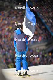 29.12.2023, Oberstdorf, Germany (GER): feature: estonian flag, fans - FIS world cup ski jumping men, four hills tournament, individual HS137, Oberstdorf (GER). www.nordicfocus.com. © Reichert/NordicFocus. Every downloaded picture is fee-liable.