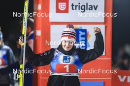 01.01.2023, Ljubno, Slovenia (SLO): Anna Odine Stroem (NOR) - FIS world cup ski jumping women, individual HS94, Ljubno (SLO). www.nordicfocus.com. © Manzoni/NordicFocus. Every downloaded picture is fee-liable.