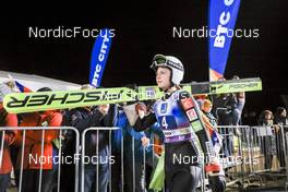01.01.2023, Ljubno, Slovenia (SLO): Josephine Pagnier (FRA) - FIS world cup ski jumping women, individual HS94, Ljubno (SLO). www.nordicfocus.com. © Manzoni/NordicFocus. Every downloaded picture is fee-liable.