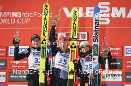 04.02.2023, Willingen, Germany (GER): Ema Klinec (SLO), Katharina Althaus (GER), Sara Takanashi (JPN), (l-r) - FIS world cup ski jumping women, individual HS147, Willingen (GER). www.nordicfocus.com. © Thibaut/NordicFocus. Every downloaded picture is fee-liable