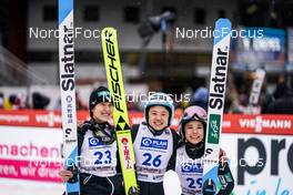 05.02.2023, Willingen, Germany (GER): Nozomi Maruyama (JPN), Yuki Ito (JPN), Sara Takanashi (JPN), (l-r)  - FIS world cup ski jumping women, individual HS147, Willingen (GER). www.nordicfocus.com. © Thibaut/NordicFocus. Every downloaded picture is fee-liable