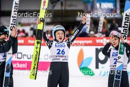 05.02.2023, Willingen, Germany (GER): Nozomi Maruyama (JPN), Yuki Ito (JPN), Sara Takanashi (JPN), (l-r)  - FIS world cup ski jumping women, individual HS147, Willingen (GER). www.nordicfocus.com. © Thibaut/NordicFocus. Every downloaded picture is fee-liable