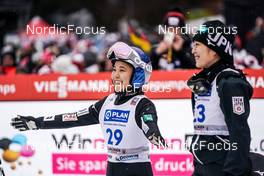 05.02.2023, Willingen, Germany (GER): Sara Takanashi (JPN), Nozomi Maruyama (JPN), (l-r)  - FIS world cup ski jumping women, individual HS147, Willingen (GER). www.nordicfocus.com. © Thibaut/NordicFocus. Every downloaded picture is fee-liable