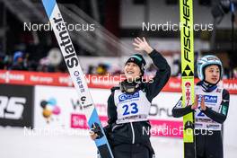 05.02.2023, Willingen, Germany (GER): Nozomi Maruyama (JPN), Yuki Ito (JPN), (l-r)  - FIS world cup ski jumping women, individual HS147, Willingen (GER). www.nordicfocus.com. © Thibaut/NordicFocus. Every downloaded picture is fee-liable