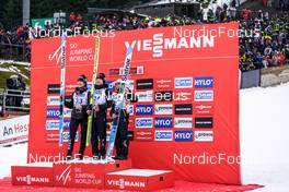 05.02.2023, Willingen, Germany (GER): Nozomi Maruyama (JPN), Yuki Ito (JPN), Sara Takanashi (JPN), (l-r) - FIS world cup ski jumping women, individual HS147, Willingen (GER). www.nordicfocus.com. © Thibaut/NordicFocus. Every downloaded picture is fee-liable