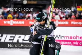 05.02.2023, Willingen, Germany (GER): Yuki Ito (JPN), Sara Takanashi (JPN), Nozomi Maruyama (JPN), (l-r)  - FIS world cup ski jumping women, individual HS147, Willingen (GER). www.nordicfocus.com. © Thibaut/NordicFocus. Every downloaded picture is fee-liable