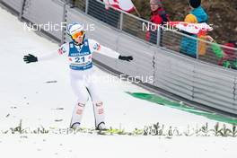 10.02.2023, Hinzenbach, Austria (AUT): Jacqueline Seifriedsberger (AUT) - FIS world cup ski jumping women, individual HS90, Hinzenbach (AUT). www.nordicfocus.com. © Modica/NordicFocus. Every downloaded picture is fee-liable.