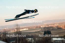 10.02.2023, Hinzenbach, Austria (AUT): Abigail Strate (CAN) - FIS world cup ski jumping women, individual HS90, Hinzenbach (AUT). www.nordicfocus.com. © Modica/NordicFocus. Every downloaded picture is fee-liable.