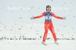 10.02.2023, Hinzenbach, Austria (AUT): Sina Arnet (SUI) - FIS world cup ski jumping women, individual HS90, Hinzenbach (AUT). www.nordicfocus.com. © Modica/NordicFocus. Every downloaded picture is fee-liable.