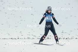 10.02.2023, Hinzenbach, Austria (AUT): Hannah Wiegele (AUT) - FIS world cup ski jumping women, individual HS90, Hinzenbach (AUT). www.nordicfocus.com. © Modica/NordicFocus. Every downloaded picture is fee-liable.