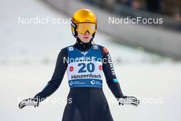 10.02.2023, Hinzenbach, Austria (AUT): Pauline Hessler (GER) - FIS world cup ski jumping women, individual HS90, Hinzenbach (AUT). www.nordicfocus.com. © Modica/NordicFocus. Every downloaded picture is fee-liable.