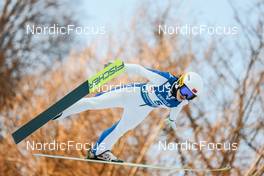 10.02.2023, Hinzenbach, Austria (AUT): Xueyao Li (CHN) - FIS world cup ski jumping women, individual HS90, Hinzenbach (AUT). www.nordicfocus.com. © Modica/NordicFocus. Every downloaded picture is fee-liable.