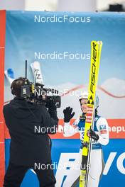11.02.2023, Hinzenbach, Austria (AUT): Jacqueline Seifriedsberger (AUT) - FIS world cup ski jumping women, individual HS90, Hinzenbach (AUT). www.nordicfocus.com. © Modica/NordicFocus. Every downloaded picture is fee-liable.