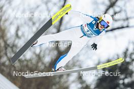 11.02.2023, Hinzenbach, Austria (AUT): Xueyao Li (CHN) - FIS world cup ski jumping women, individual HS90, Hinzenbach (AUT). www.nordicfocus.com. © Modica/NordicFocus. Every downloaded picture is fee-liable.