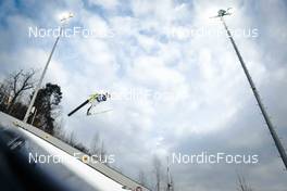 11.02.2023, Hinzenbach, Austria (AUT): Ema Klinec (SLO) - FIS world cup ski jumping women, individual HS90, Hinzenbach (AUT). www.nordicfocus.com. © Modica/NordicFocus. Every downloaded picture is fee-liable.