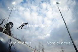 11.02.2023, Hinzenbach, Austria (AUT): Eva Pinkelnig (GER) - FIS world cup ski jumping women, individual HS90, Hinzenbach (AUT). www.nordicfocus.com. © Modica/NordicFocus. Every downloaded picture is fee-liable.