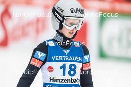 11.02.2023, Hinzenbach, Austria (AUT): Julia Muehlbacher (AUT) - FIS world cup ski jumping women, individual HS90, Hinzenbach (AUT). www.nordicfocus.com. © Modica/NordicFocus. Every downloaded picture is fee-liable.