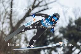 11.02.2023, Hinzenbach, Austria (AUT): Annika Belshaw (USA) - FIS world cup ski jumping women, individual HS90, Hinzenbach (AUT). www.nordicfocus.com. © Modica/NordicFocus. Every downloaded picture is fee-liable.