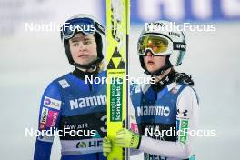 13.03.2023, Lillehammer, Norway (NOR): Nika Kriznar (SLO), Ema Klinec (SLO), (l-r)  - FIS world cup ski jumping women, individual HS140, Lillehammer (NOR). www.nordicfocus.com. © Thibaut/NordicFocus. Every downloaded picture is fee-liable.