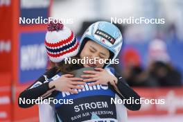 19.03.2023, Vikersund, Norway (NOR): Yuki Ito (JPN), Anna Odine Stroem (NOR), (l-r)  - FIS ski flying women, individual HS240, Vikersund (NOR). www.nordicfocus.com. © Thibaut/NordicFocus. Every downloaded picture is fee-liable.