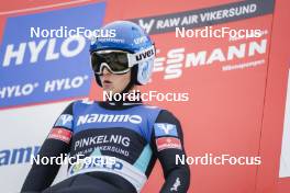 19.03.2023, Vikersund, Norway (NOR): Eva Pinkelnig (AUT) - FIS ski flying women, individual HS240, Vikersund (NOR). www.nordicfocus.com. © Thibaut/NordicFocus. Every downloaded picture is fee-liable.