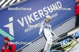 19.03.2023, Vikersund, Norway (NOR): Ema Klinec (SLO) - FIS ski flying women, individual HS240, Vikersund (NOR). www.nordicfocus.com. © Thibaut/NordicFocus. Every downloaded picture is fee-liable.