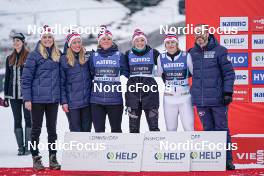 19.03.2023, Vikersund, Norway (NOR): Maren Lundby (NOR), Silje Opseth (NOR), Anna Odine Stroem (NOR) - FIS ski flying women, individual HS240, Vikersund (NOR). www.nordicfocus.com. © Thibaut/NordicFocus. Every downloaded picture is fee-liable.