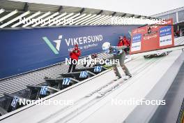 19.03.2023, Vikersund, Norway (NOR): Chiara Kreuzer (AUT) - FIS ski flying women, individual HS240, Vikersund (NOR). www.nordicfocus.com. © Thibaut/NordicFocus. Every downloaded picture is fee-liable.