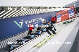 19.03.2023, Vikersund, Norway (NOR): Josephine Pagnier (FRA) - FIS ski flying women, individual HS240, Vikersund (NOR). www.nordicfocus.com. © Thibaut/NordicFocus. Every downloaded picture is fee-liable.