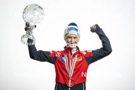 24.03.2023, Lahti, Finland (FIN): Eva Pinkelnig (AUT) - FIS world cup ski jumping women, cups, Lahti (FIN). www.nordicfocus.com. © Thibaut/NordicFocus. Every downloaded picture is fee-liable.