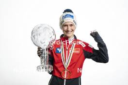 24.03.2023, Lahti, Finland (FIN): Eva Pinkelnig (AUT) - FIS world cup ski jumping women, cups, Lahti (FIN). www.nordicfocus.com. © Thibaut/NordicFocus. Every downloaded picture is fee-liable.