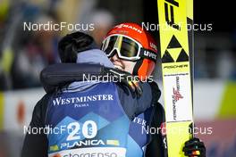 23.02.2023, Planica, Slovenia (SLO): Anna Rupprecht (GER), Selina Freitag (GER), (l-r)  - FIS nordic world ski championships ski jumping women, individual HS100, Planica (SLO). www.nordicfocus.com. © Thibaut/NordicFocus. Every downloaded picture is fee-liable.