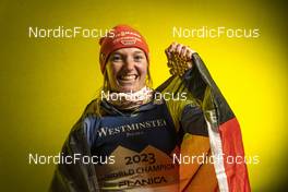 23.02.2023, Planica, Slovenia (SLO): Katharina Althaus (GER) - FIS nordic world ski championships ski jumping women, medals, Planica (SLO). www.nordicfocus.com. © Thibaut/NordicFocus. Every downloaded picture is fee-liable.