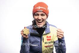 23.02.2023, Planica, Slovenia (SLO): Selina Freitag (GER) - FIS nordic world ski championships ski jumping women, medals, Planica (SLO). www.nordicfocus.com. © Modica/NordicFocus. Every downloaded picture is fee-liable.