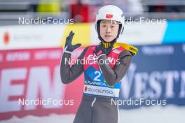 25.02.2023, Planica, Slovenia (SLO): Xueyao Li (CHN) - FIS nordic world ski championships ski jumping women, team HS100, Planica (SLO). www.nordicfocus.com. © Thibaut/NordicFocus. Every downloaded picture is fee-liable.
