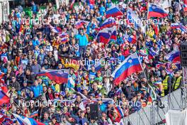 25.02.2023, Planica, Slovenia (SLO): Fans - FIS nordic world ski championships ski jumping women, team HS100, Planica (SLO). www.nordicfocus.com. © Thibaut/NordicFocus. Every downloaded picture is fee-liable.