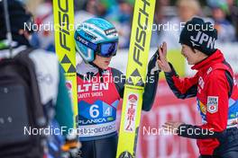 25.02.2023, Planica, Slovenia (SLO): (l-r)  - FIS nordic world ski championships ski jumping women, team HS100, Planica (SLO). www.nordicfocus.com. © Thibaut/NordicFocus. Every downloaded picture is fee-liable.