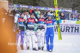 25.02.2023, Planica, Slovenia (SLO): Team Slovenia - FIS nordic world ski championships ski jumping women, team HS100, Planica (SLO). www.nordicfocus.com. © Thibaut/NordicFocus. Every downloaded picture is fee-liable.