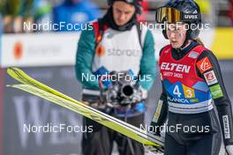 25.02.2023, Planica, Slovenia (SLO): Emma Chervet (FRA) - FIS nordic world ski championships ski jumping women, team HS100, Planica (SLO). www.nordicfocus.com. © Thibaut/NordicFocus. Every downloaded picture is fee-liable.