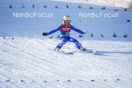 25.02.2023, Planica, Slovenia (SLO): Qingyue Peng (CHN) - FIS nordic world ski championships ski jumping women, team HS100, Planica (SLO). www.nordicfocus.com. © Thibaut/NordicFocus. Every downloaded picture is fee-liable.