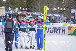 25.02.2023, Planica, Slovenia (SLO): Team Slovenia - FIS nordic world ski championships ski jumping women, team HS100, Planica (SLO). www.nordicfocus.com. © Thibaut/NordicFocus. Every downloaded picture is fee-liable.