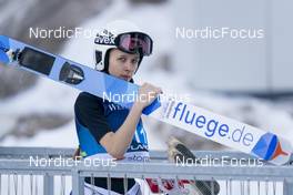 22.02.2023, Planica, Slovenia (SLO): Zhanna Hlukhova (UKR) - FIS nordic world ski championships ski jumping women, training, Planica (SLO). www.nordicfocus.com. © Thibaut/NordicFocus. Every downloaded picture is fee-liable.
