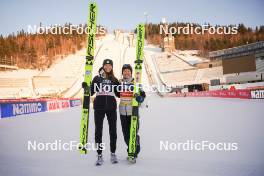 02.12.2023, Lillehammer, Norway (NOR): Josephine Pagnier (FRA), Yuki Ito (JPN), (l-r)  - FIS world cup ski jumping women, individual HS98, Lillehammer (NOR). www.nordicfocus.com. © Thibaut/NordicFocus. Every downloaded picture is fee-liable.