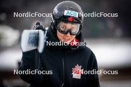 14.12.2023, Engelberg, Switzerland (SUI): Natalie Eilers (CAN) - FIS world cup ski jumping women, training, Engelberg (SUI). www.nordicfocus.com. © Thibaut/NordicFocus. Every downloaded picture is fee-liable