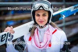 14.12.2023, Engelberg, Switzerland (SUI): Daniela Haralambie (ROU) - FIS world cup ski jumping women, training, Engelberg (SUI). www.nordicfocus.com. © Thibaut/NordicFocus. Every downloaded picture is fee-liable