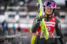 14.12.2023, Engelberg, Switzerland (SUI): Samantha Macuga (USA) - FIS world cup ski jumping women, training, Engelberg (SUI). www.nordicfocus.com. © Thibaut/NordicFocus. Every downloaded picture is fee-liable