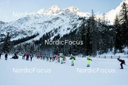 14.01.2023, Sexten, Italy (ITA): Start of the race   - Ski Classics Pustertaler Ski Marathon - Sexten (ITA). www.nordicfocus.com. © Vanzetta/NordicFocus. Every downloaded picture is fee-liable.