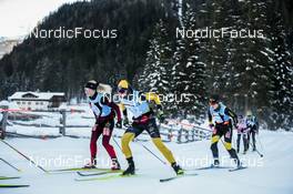 14.01.2023, Sexten, Italy (ITA): Oona Kettunen, Ida Palmberg, Frida Hallquist, (l-r)  - Ski Classics Pustertaler Ski Marathon - Sexten (ITA). www.nordicfocus.com. © Vanzetta/NordicFocus. Every downloaded picture is fee-liable.